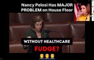 ALCOHOLIC REPTILIAN NASTY NANCY PELOSI 🍷 GOES FULL RETARD ON HOUSE FLOOR WHILST DRUNK❗