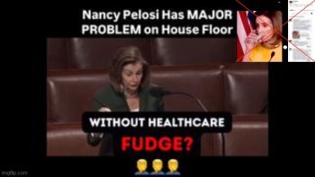 ALCOHOLIC REPTILIAN NASTY NANCY PELOSI 🍷 GOES FULL RETARD ON HOUSE FLOOR WHILST DRUNK❗