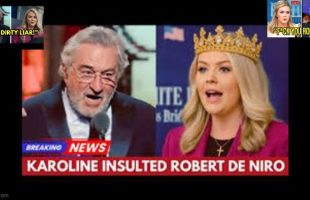 GEN Z KAROLINE INSULTS ROBERT Dᴇ NIRO ON LIVE TV 📺 HIS FURIOUS REACTION SHOCKS EVERYONE❗