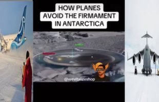 HOW PLANES AVOID ✈ THE FIRMAMENT IN ANTARCTICA