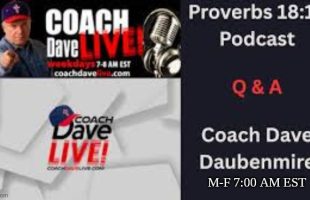 Q⅋A WITH COACH DAVE DAUBENMIRE ⛪🏈🎙 PROVERBS 18ː13 PODCAST