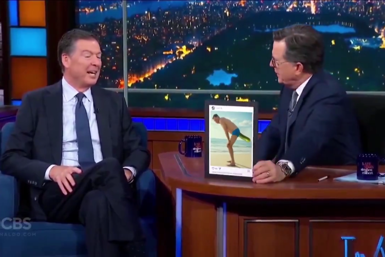RETARDED LURCH JAMES COMEY GETS PICKLED 🥒 IN STEPHEN COLBERT AI CURBSTOMP