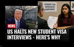 TRUMP ADMINISTRATION HALTS 🛑 NEW VISA INTERVIEWS FOR INTERNATIONAL STUDENTS