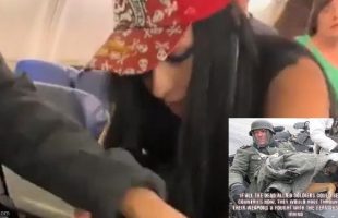 INSANE YENTA GOES BOZO BERSERKO ₪ AND GETS DETAINED ON A FLIGHT