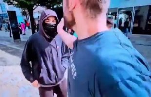 SOME OF THESE MASKTARDS 😷 THINK THAT IT WILL SAVE THEM FROM A BEATING❗