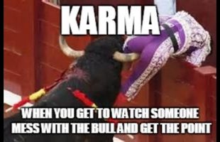 WHEN YOU FCUK WITH THE BULL 🐂 YOU SHOULD EXPECT THE HORNS
