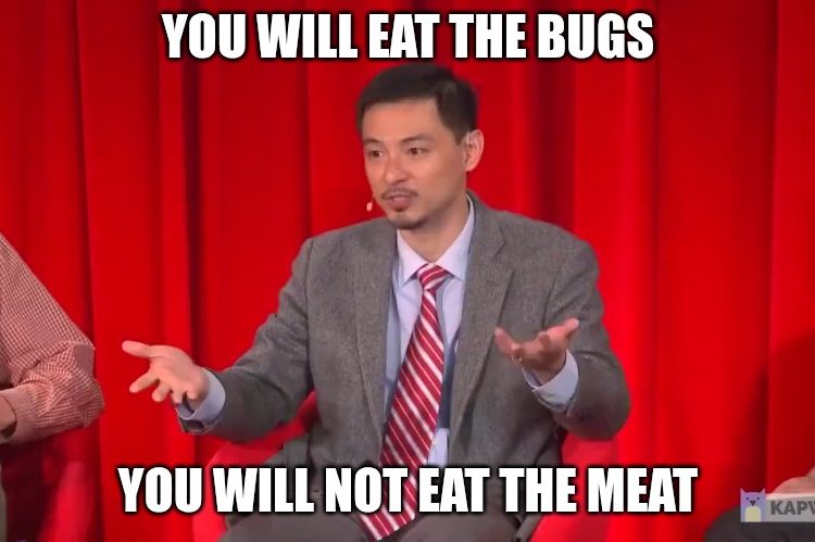 A WEF BIOETHICIST WANTS TO GENETICALLY MODIFY HUMANS 🍖🚫 SO THEY BECOME ALLERGIC TO MEAT❗