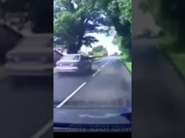 DRIVER BLASTS HIS HORN AND SPEEDS PAST ME 🏎 3 MINUTES LATER HE'S IN THE GUTTER❗