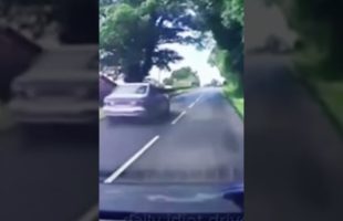 DRIVER BLASTS HIS HORN AND SPEEDS PAST ME 🏎 3 MINUTES LATER HE'S IN THE GUTTER❗