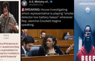 HOUSE IS INVESTIGATING WHICH REPS ARE PLAYING SMOKE DETECTOR LOW BATTERY BEEPS ON JASMINE CROCKETT❗