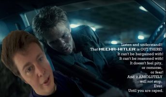 MECHAHITLER 卐 GOES AFTER WILL STANCIL