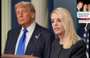WHAT IS IT THAT TRUMP AND BONDI ARE ATTEMPTING TO HIDE⁉️ WE ALL KNOW THAT EPSTEIN IS STILL ALIVE❗