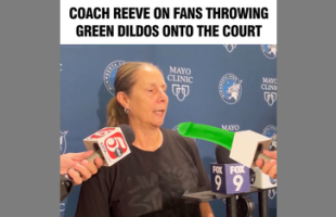 COACH REEVE DOES NOT APPRECIATE SEX TOYS ON HER COURT❗