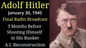 HERE IS HITLER DESCRIBING THAT THE EUROPEAN GOVERNMENTS ☭ WOULD FALL TO BOLSHEVISM IF HE LOST