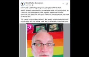 NATICK POLICE DEPARTMENT DISAVOWS ⚧ TRANSAPOCALYPSE ENJOYER CHRISTOPHER JOHN HOHN
