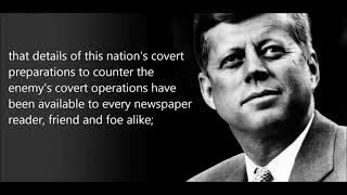 THE WALDORF-ASTORIA SPEECH BY JOHn FITZGERALD KENNEDY 💀 THAT LIKELY LED TO HIS ASSISSINATION