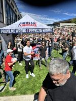 CHARLIE KIRK SHOT AT TPUSA 2ND AMENDMENT SPEECH AT UTAH VALLEY UNIVERSITY❗