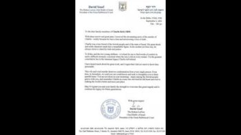 DID A RABBI SEND A LETTER TO CHARLIE KIRK ABOUT HIS DEATH EIGHT DAYS BEFORE IT OCCURRED⁉️