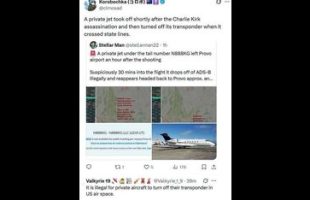 DID THE ACTUAL MURDERER OF CHARLIE KIRK 🛩 ESCAPE ON A PRIVATE JET⁉️
