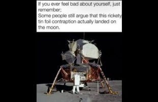 IF YOU WATCH THIS FOOTAGE AND STILL THINK WE WENT TO THE MOON 🤤 YOU ARE RETARDED
