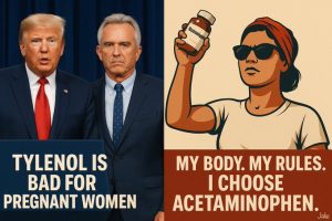 PREGNANT LIBERAL SELF-YEETS ☠ AFTER TRUMP TYLENOL ANNOUNCEMENT