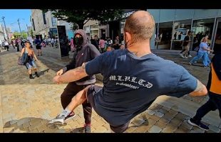 SLAP 🖐 AND 🥾 KICK MAN [FULL UNEDITED CLIP]