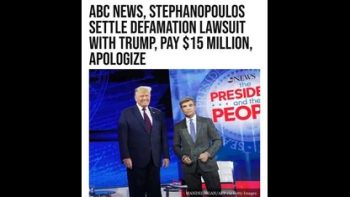 FAKE NEWS ABC CURBSTOMPED 🥾 BY PRESIDENT DONALD JOHN TRUMP