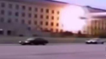 A CLIP OF THE ACTUAL MISSILE STRIKE ON THE PENTAGON 🚀 [THERE IS NO PLANE]