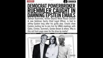 DEMOCRAT POWER BROKER RUEMMLER 📩 CAUGHT IN DAMNING EPSTEIN EMAILS