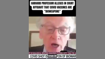 HARVARD PROFESSOR ALLEGES IN COURT AFFIDAVIT ⚕ THAT COVID VACCINES ARE BIOWEAPONS