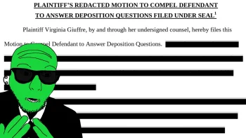 WHEN YOU FORGET TO REDACT 🗄 THE EPSTEIN FILES
