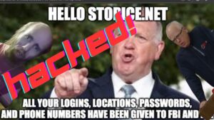 ANTI ICE CROWD SOURCED TRACKING SITE HACKED ⌨ DATABASE OVERWRITTEN WITH TOM HOMAN MEMES