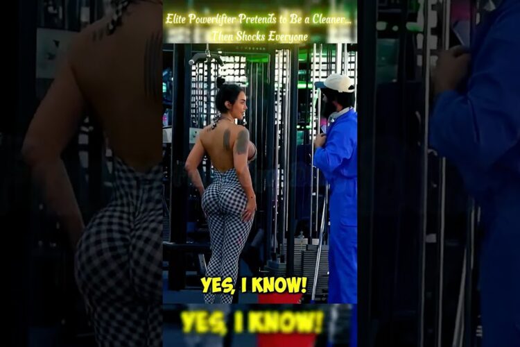 ELITE POWERLIFTER 🏋 PRETENDED TO BE A CLEANER