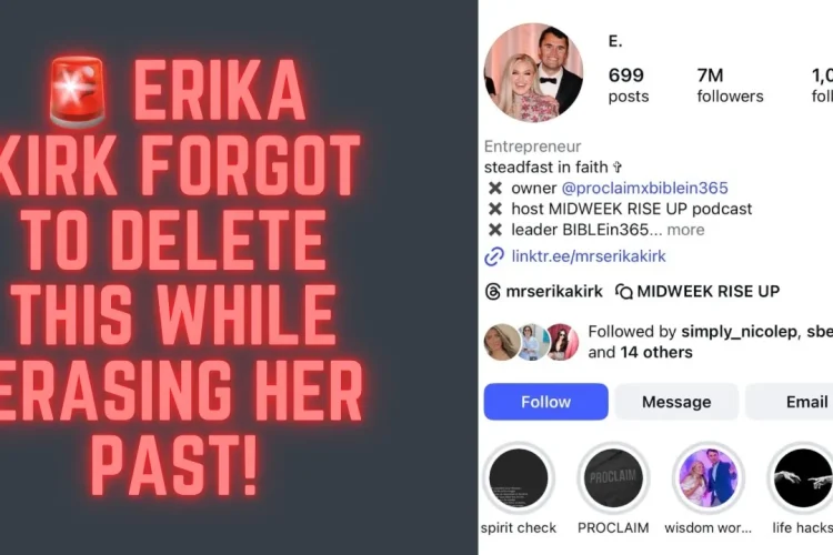 ERIKA KIRK FORGOT TO DELETE THIS WHEN SHE WAS DELETING HER PAST❗