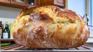 NEVER BUY BREAD AGAIN 🍞 THE EASIEST 4-INGREDIENT DAILY BREAD [NO KNEADING]