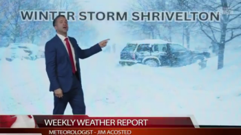 WEATHERMAN SNAPS LIVE DURING WINTER STORM REPORT AND GETS DRAGGED OFF❗ [IS THIS STORM ENGINEERED❓]