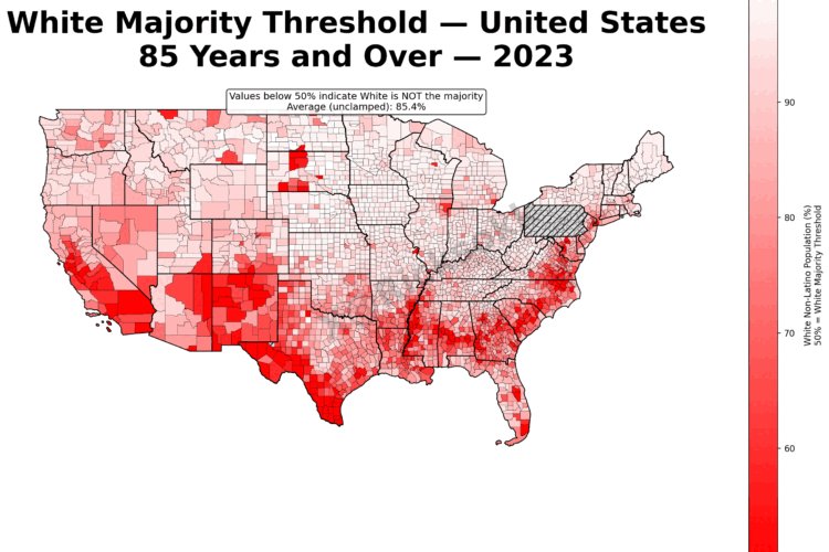 WHITE MAJORITY THRESHOLD