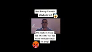 BAD BUNNY PULLS 🎤 A MILLI VANILLI AT OWN CONCERT