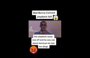 BAD BUNNY PULLS 🎤 A MILLI VANILLI AT OWN CONCERT