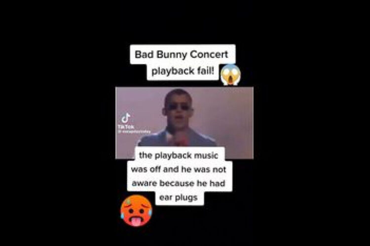 BAD BUNNY PULLS 🎤 A MILLI VANILLI AT OWN CONCERT