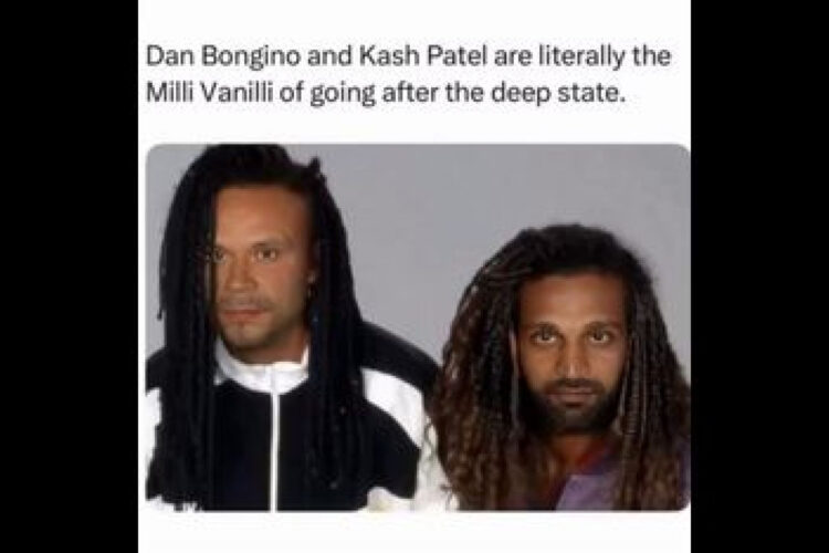 DAN BONGINO AND KASH PATEL ARE LITERALLY THE MILLI VANILLI OF GOING AFTER THE DEEP STATE❗
