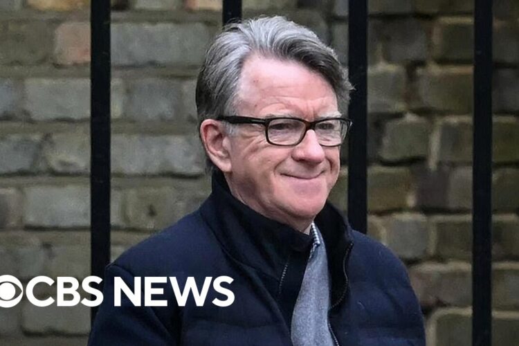 PETER MANDELSON, FORMER UK AMBASSADOR TO US 🔞 ARRESTED WEEKS AFTER LATEST EPSTEIN FILES RELEASE