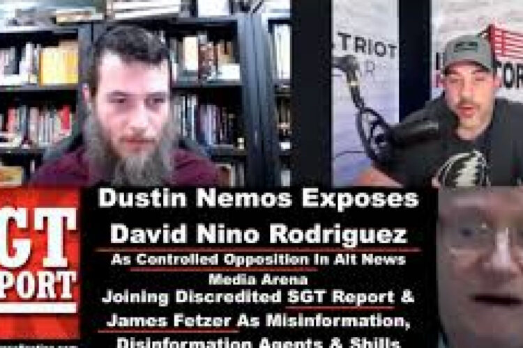 DUSTIN NEMOS EXPOSES DAVID NINO RODRIGUEZ AS CONTROLLED OPPOSITION ALONGSIDE JIM FETZER SGT REPORT❗