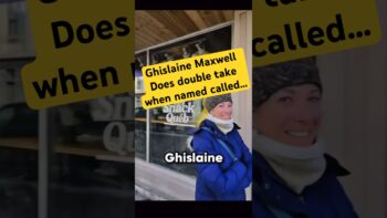 GHISLAINE MAXWELL AND HER BROTHER PHILIP SPOTTED ON THE STREETS OF QUEBEC❗