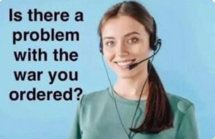 IS THERE A PROBLEM WITH THE WAR YOU ORDERED, ISRAEL❓