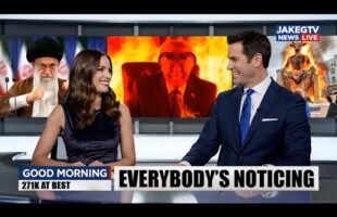 POVː YOU TRY WATCHING THE IRAN REGIME CHANGE BUT THE ANCHORS KEEP NOTICING