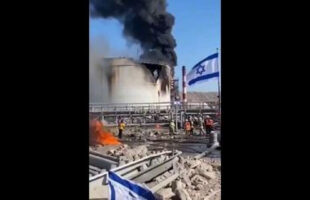 REPORTS CLAIM IRAN STRUCK  ISRAELI OIL REFINERY AND FUEL RESERVES 🚀 AMID ONGOING REGIONAL TENSIONS