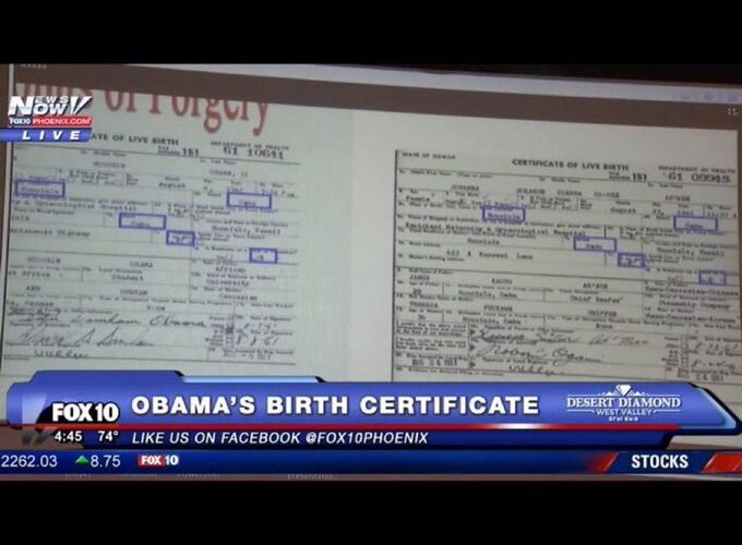 THE FRAUD OF THE BATHHOUSE BARRY BIRTH CERTIFICATE IS BEING EXPOSED❗