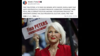 THE ONLY REASON TINA PETERS IS IN JAIL 🗳 IS BECAUSE SHE CAN EXPOSE DOMINION VOTING SYSTEMS
