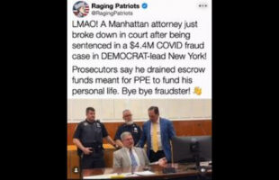 ANOTHER COVID SCUMBAG FRAUDSTER BUSTED❗